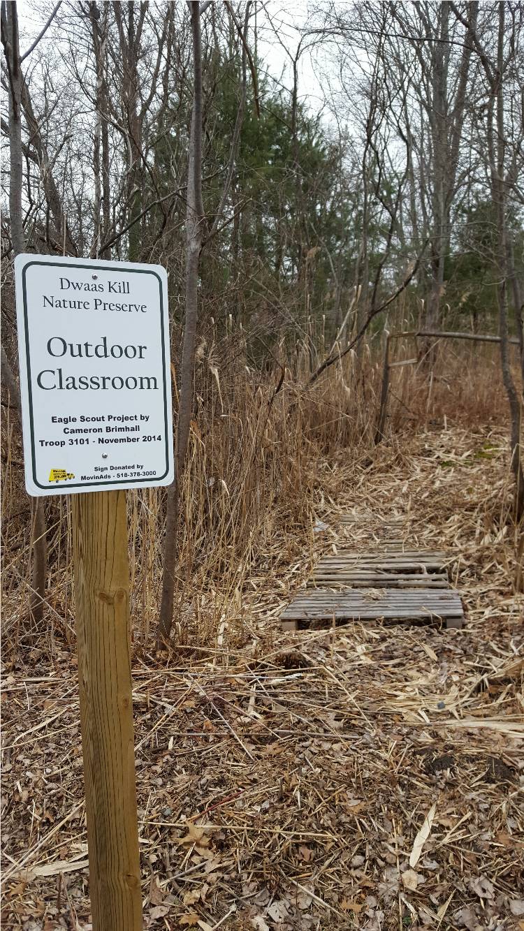 Entrance to outdoor classroom